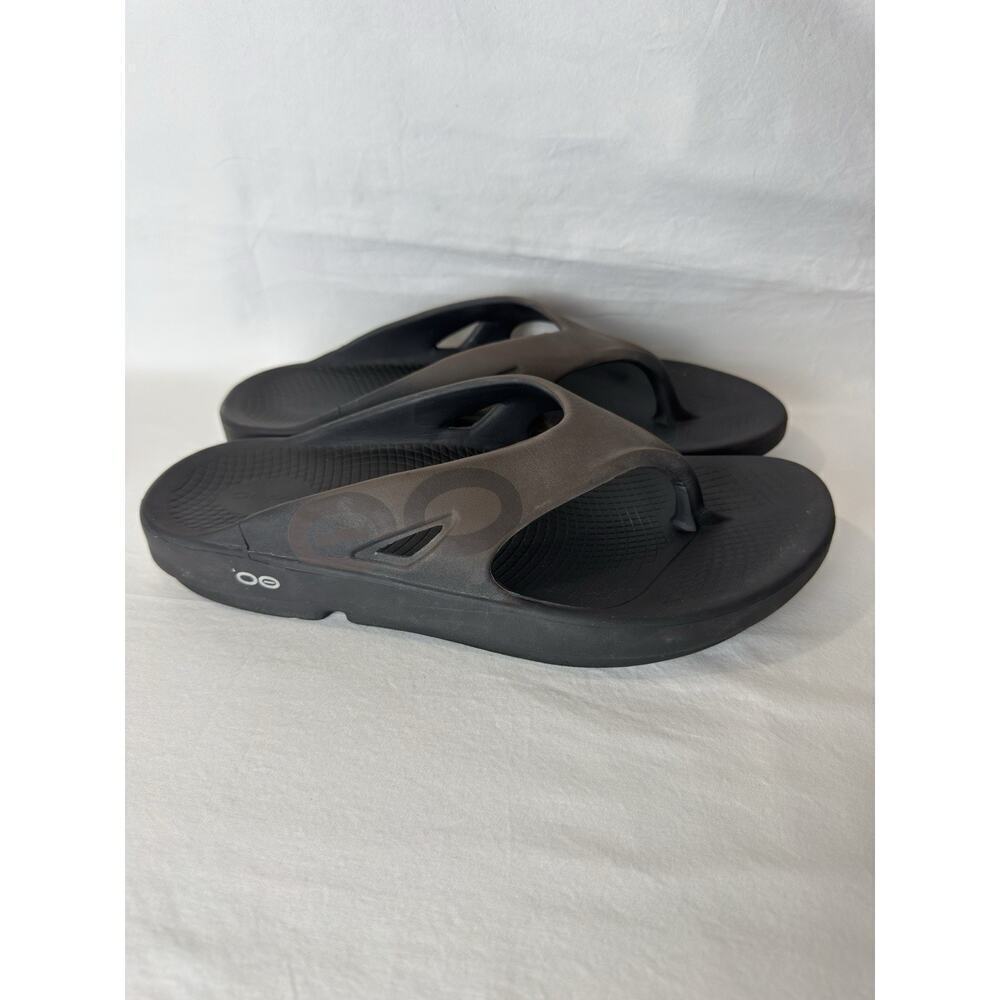 Oofos OOriginal Recovery Sandals Brown Thong Size Men 12 / Women 14